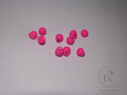Головки вольфрамовые со смещенным отверстием  Micro Jig Heads D 3.3 Fl. Pink