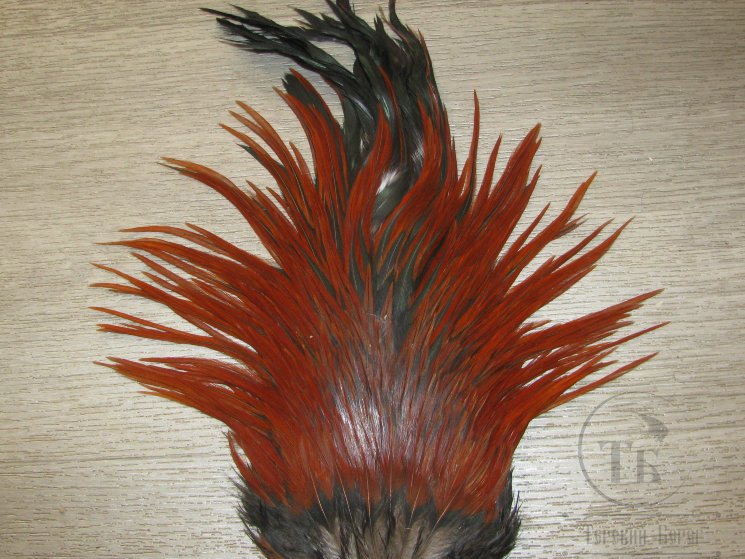 Седло петуха Indian Saddle Red Brown XL / Коричнево красный (premium)