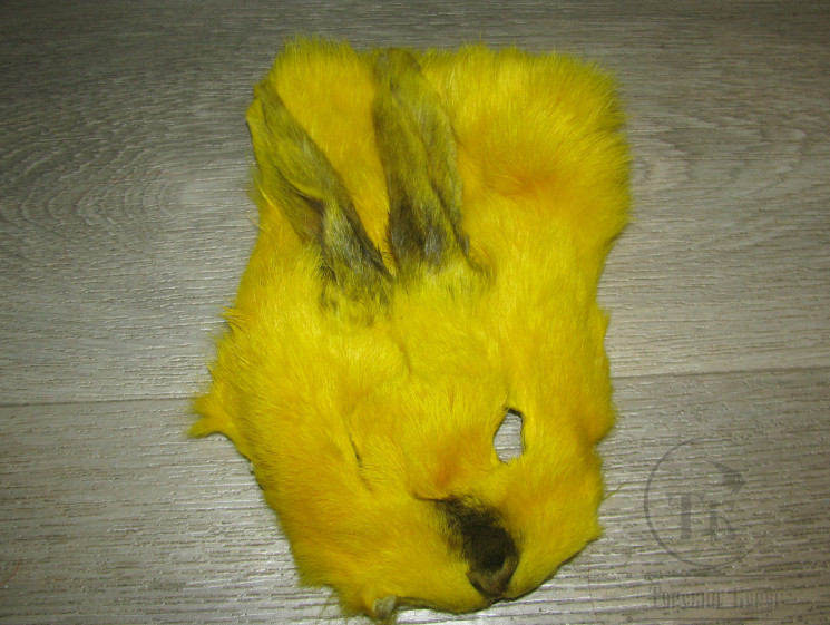 Маска зайца Hare Mask Yellow / Жёлтый
