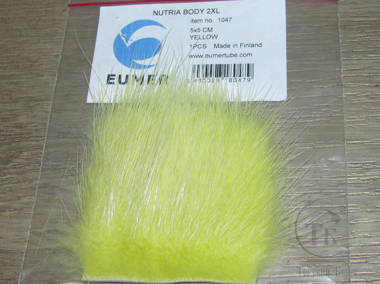 Мех нутрии жёлтый / Nutria Body Yellow 5 x 5 EUMER