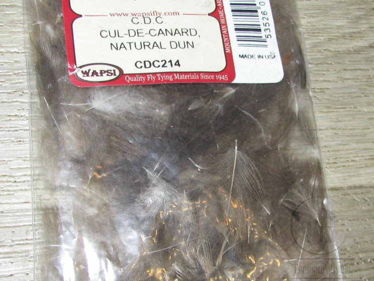 Перья CDC  Natural Dun  Wapsi