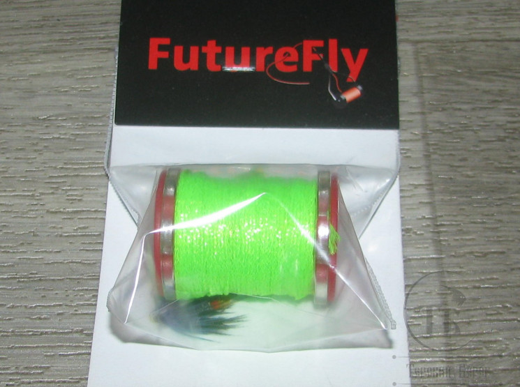 Материал для тела Metallic Flatbraid Mach2 Holo Fl. Green 3m Future Fly