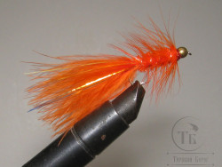 Муха Woolly Bugger Fl. Orange № 14