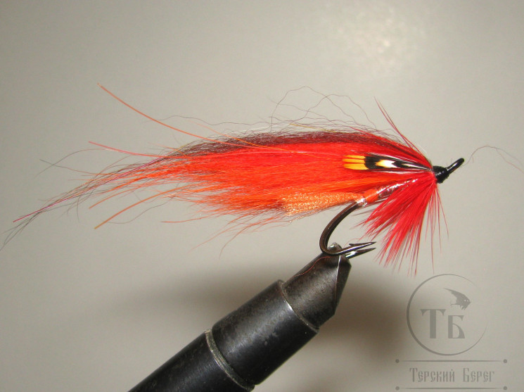 Муха лососёвая Pahtakorva ( 1 ) Claret CL. Partridge Patriot Bl. № 4