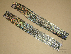Резиновые ножки Rubber Legs CR 21 Crystal Black Silver