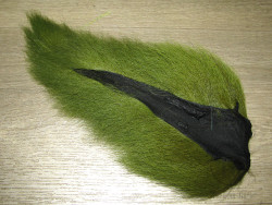 Хвост оленя средний / Bucktail Large Olive Green