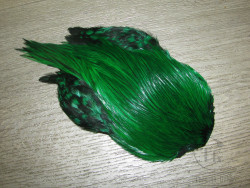 Скальп петуха indian Cape Badger Green Sm.