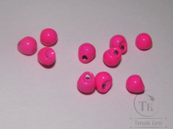 Головки вольфрамовые со смещенным отверстием  Micro Jig Heads D 4.6 Fl. Pink