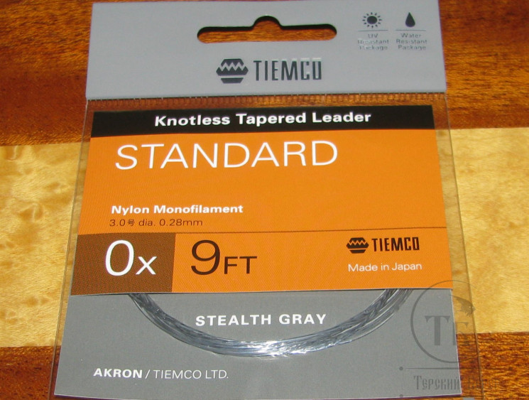 Конусный подлесок Akron Standart 9FT 0X 0.28 mm Tiemco