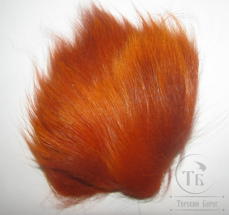 Мех арктического песца рыжий / arctic fox fur rusty