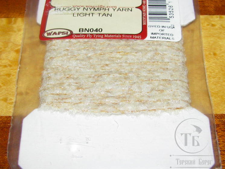 Шерстяная пряжа Yarn Buggy Nymph Light Tan Wapsi