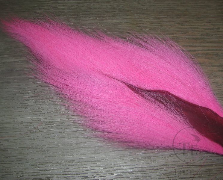 Хвост оленя средний / Bucktail Medium Fl. Pink