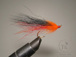 Муха лососевая на одинарном крючке ( 15 ) Bear Varzuga Kumho Salmon Gold № 6