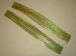 Резиновые ножки Rubber Legs CR 23 Crystal Green Gold