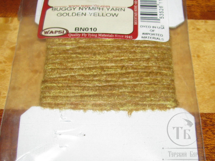 Шерстяная пряжа Yarn Buggy Nymph Golden Yellow Wapsi