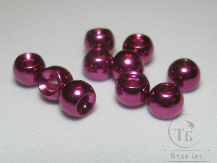 Шарик (головка) диам. 6,3 мм латунь Metallic Purple (10 шт) 