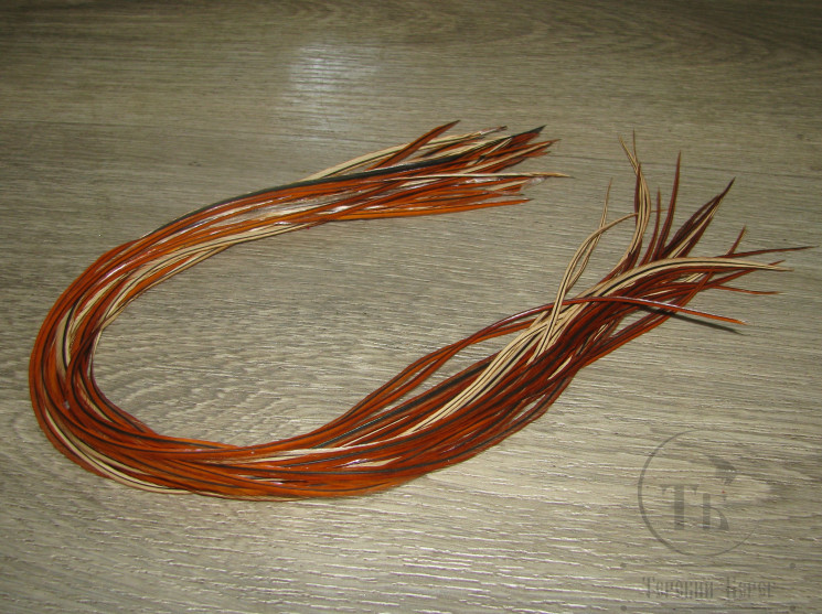 Перо Dry Fly ( для сухих мух ) 10 шт Badger Furnace крючки № 12 - 14