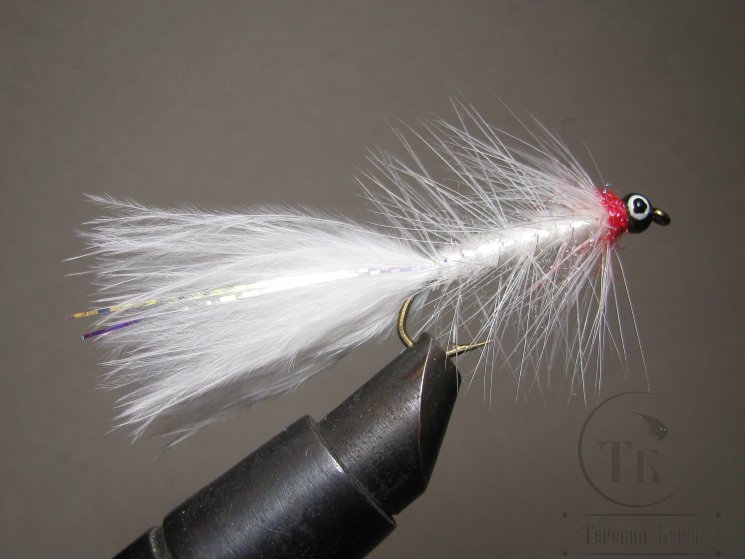Муха Woolly Bugger BRYH White № 10
