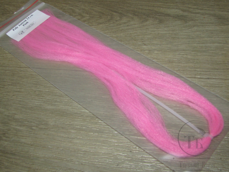 Синтетическое волокно для стримеров Poly Antron Pink 24 см