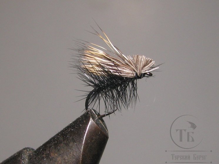 Mуха X Caddis (42)  Natural Black  Kumho № 14