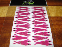 Спинки креветок Pro Shrimp Shell Skeleton (Compact) MD 24 pcs Pink Base Brownlined Dots Pro Sportfisher
