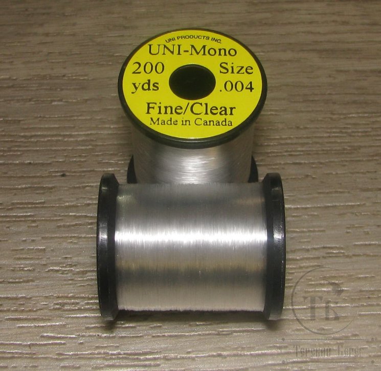 Монтажная нить UNI- MONO Size .004 Fine/Clear  200 yds