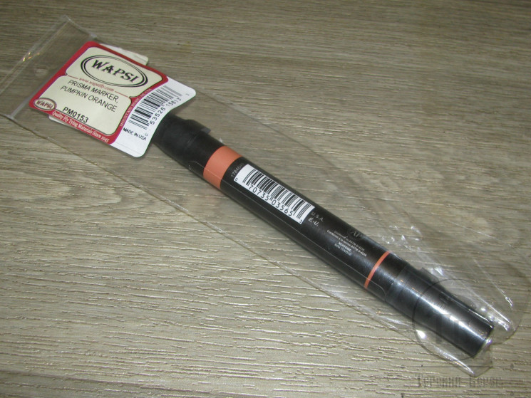 Маркер перманентный двухсторонний Pumpkin Orange PRISMACOLOR 