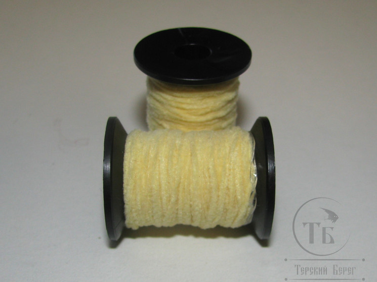 Микро синель Microchenille Pale Yellow 0,8 мм 5 м Терский берег 