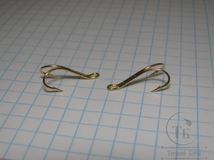 Двойник золотой Mustad DL71UP Gold № 10 ( 10 шт. )