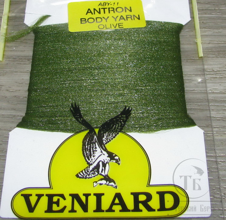 волокно антрон antron yarn olive Veniard