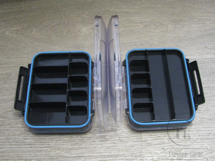 Коробочка для мушек на трубках Tube fly box Small DS (7 отделений / 9 отделений) 125 mm x 100 mm x 42 mm