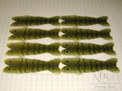 Спинки креветок Shrimp Shell Skeleton XL 8 pcs Olive
