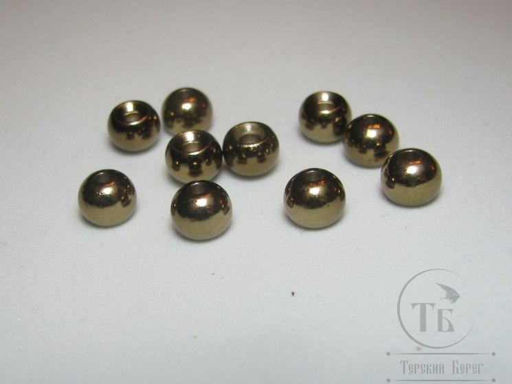 Шарик (головка) диам. 5,5 мм латунь Metallic Lt. Olive (10 шт) 