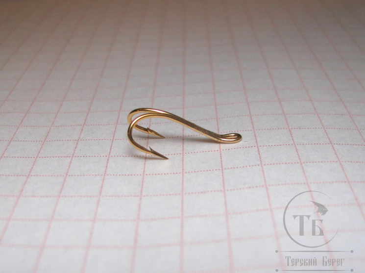 Двойник золотой Mustad DL71UP Gold № 12 ( 10 шт. )