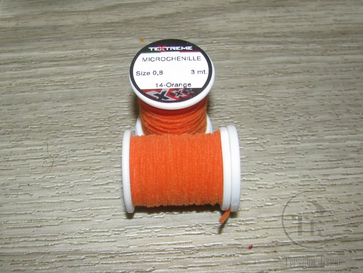 Микро синель Microchenille Orange 0,8 мм 3 м Textremе