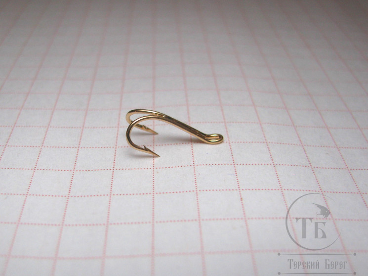 Двойник золотой Mustad DL71UP Gold № 14 ( 10 шт. )