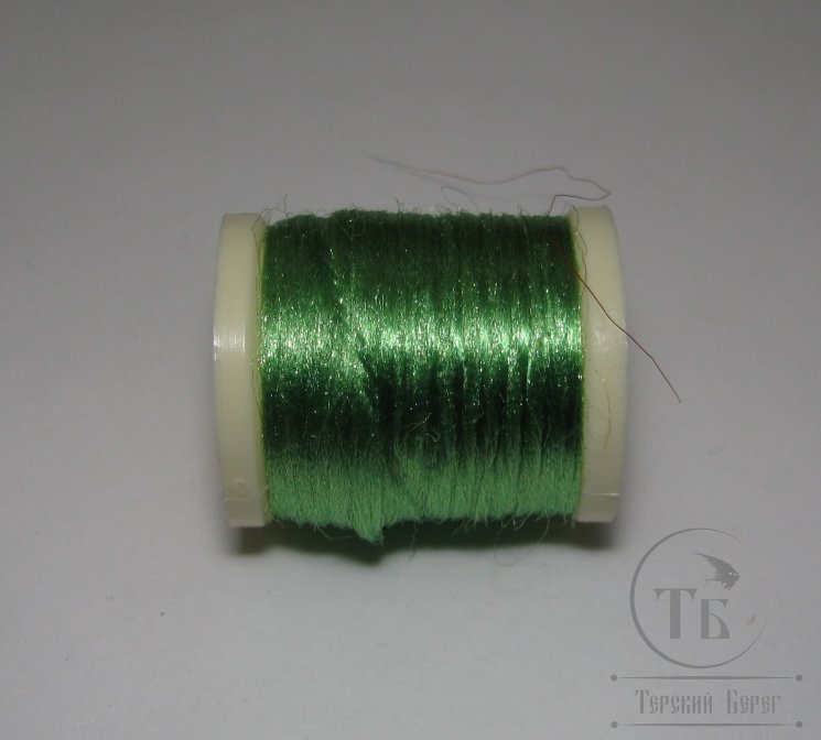 Волокно антрон Antron yarn Green Hareline