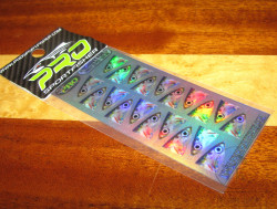 Наклейки имитация головы рыбы Pro Anchovy Foil SM 20 pcs Pro Sportfisher