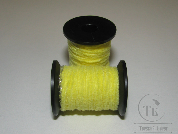 Микро синель Microchenille Bright Yellow 0,8 мм 5 м Терский берег