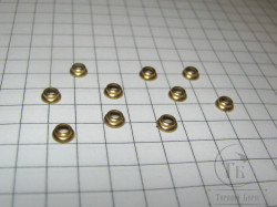 Турбо диск 4,0 х 2,0 мм 10 шт Brass Терский Берег