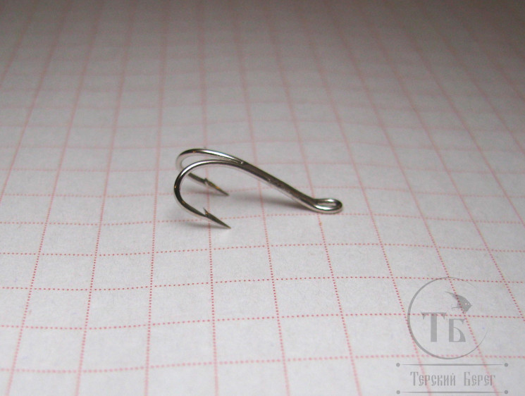 Двойник серебряный Mustad DL71UP Silver № 12 ( 10 шт. )