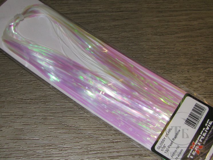 Плоский люрекс Glossy Flash 1/16 Pearl Rainbow Textreme