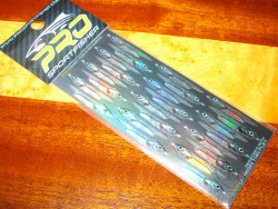 Наклейки имитация рыбки Pro Candy Foil SM Silver Holographic 24 pcs Pro Sportfisher