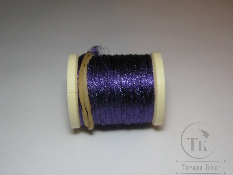 Волокно антрон Antron yarn Purple Hareline