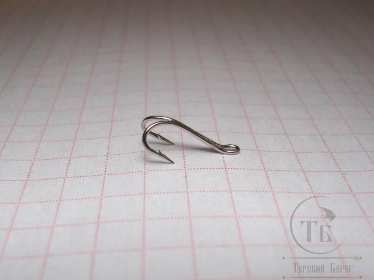Двойник серебряный Mustad DL71UP Silver № 14 ( 10 шт. )