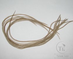 перо Dry Fly (для сухих мух) 10 шт серо бежевые , крючки № 16-18
