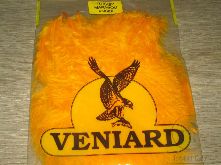 Марабу (отборные перья) Turkey Marabou Amber Veniard