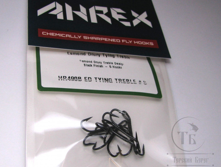 AHREX HR490B тройник вязальный чёрный № 8 ( 5шт. )