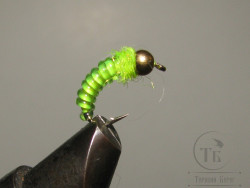 Муха нимфа Scud ( 15 ) GH Fl. Chartreuse Sil. Nymph крючок scud № 12