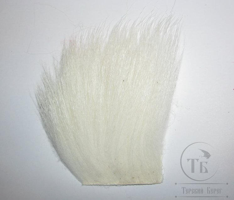 Мех козлёнка серебрянки белый / White